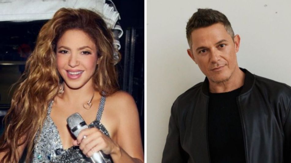 Shakira y Alejandro Sanz