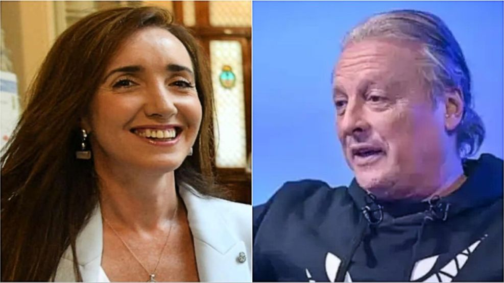 Victoria Villarruel y "Pollo" Sobrero dieron que hablar en redes.