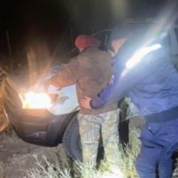 Los cazadores furtivos fueron atrapados infraganti.