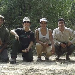 El equipo de trabajadores del Parque Nacional Río Pilcomayo.