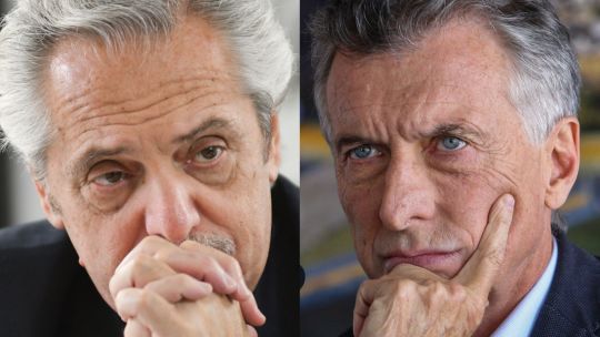 Alberto Fernández y Mauricio Macri