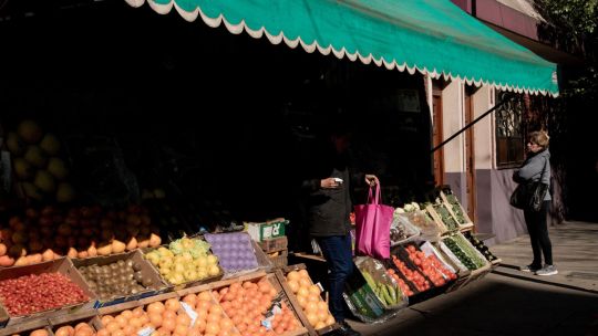 A greengrocers in Buenos Aires.