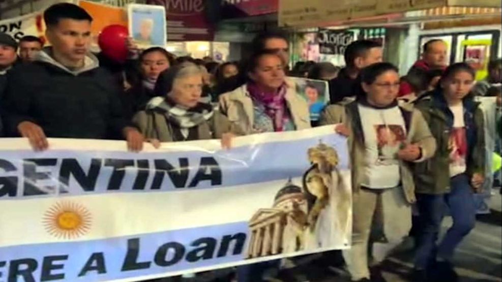 Marcha multitudinaria A dos meses de la desaparición de Loan Danilo Peña en la Localidad de Goya 20240813 