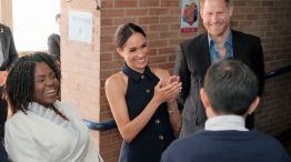 príncipe Harry y Meghan Markle en su gira por Colombia