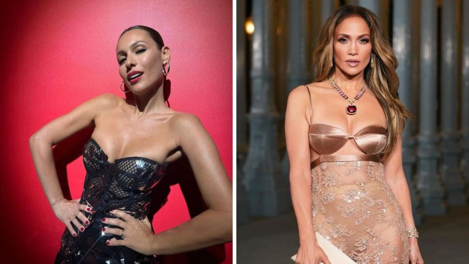 Pampita Y Jennifer Lopez