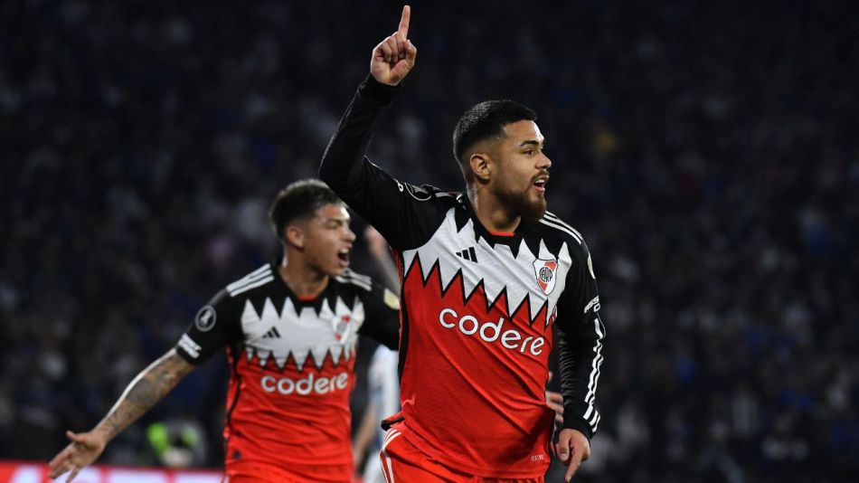 Paulo Díaz, autor del gol de River ante Talleres