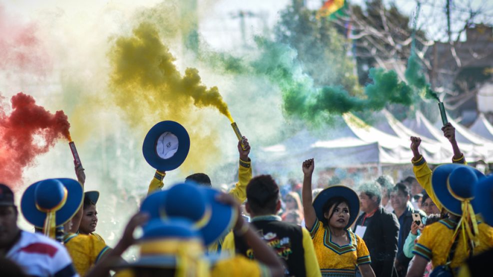 Fiestas y celebraciones bolivianas en Barrio El Libertador