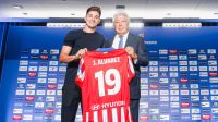 Presentación de Julián Álvarez en el Atlético de Madrid