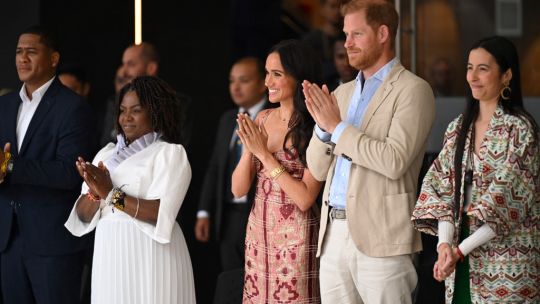 Meghan Markle en Colombia: el homenaje a la cultura latina con un atuendo de Johanna Ortíz 
