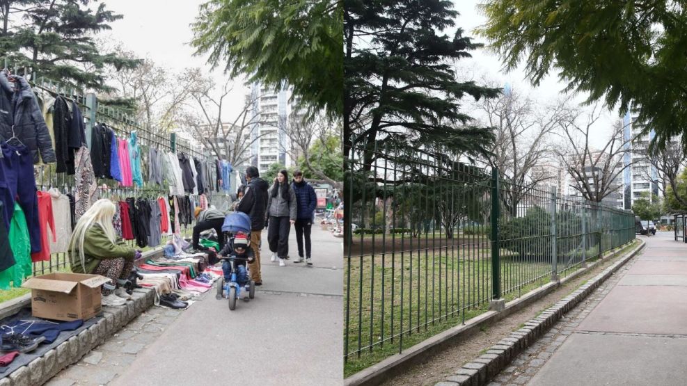 Desalojo del Parque Centenario