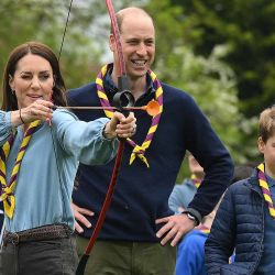 William, Kate y George.