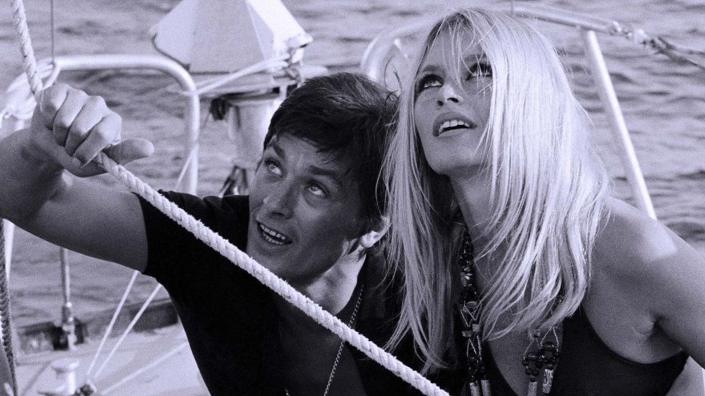 Brigitte Bardot y Delon en plenitud. La actriz despidió a "mi alter ego, mi cómplice" en un sentido mensaje.