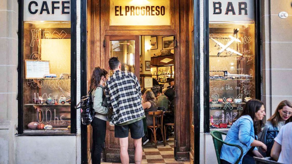 A bar in Buenos Aires.