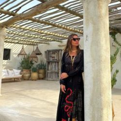 Pampita lleva la tendencia Boho chic