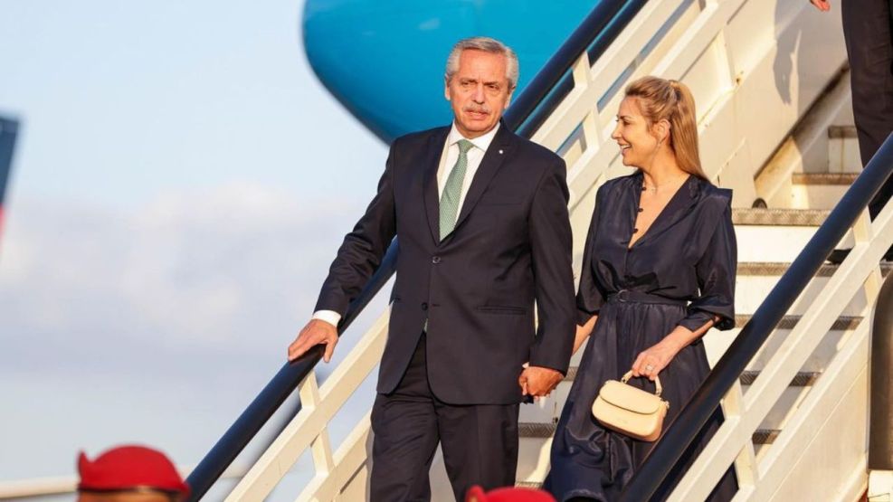 Alberto Fernández y Fabiola Yañez