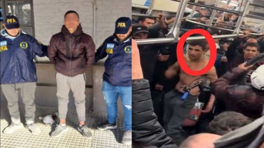 Detuvieron a uno de los "boxeadores" de la pelea que se viralizó en un tren del San Martín