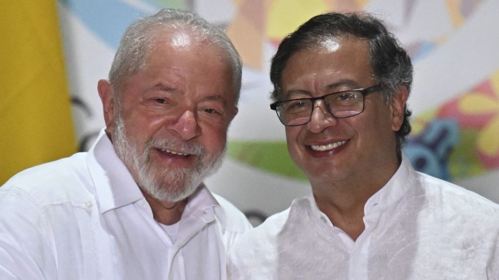 Lula da Silva y Gustavo Petro.