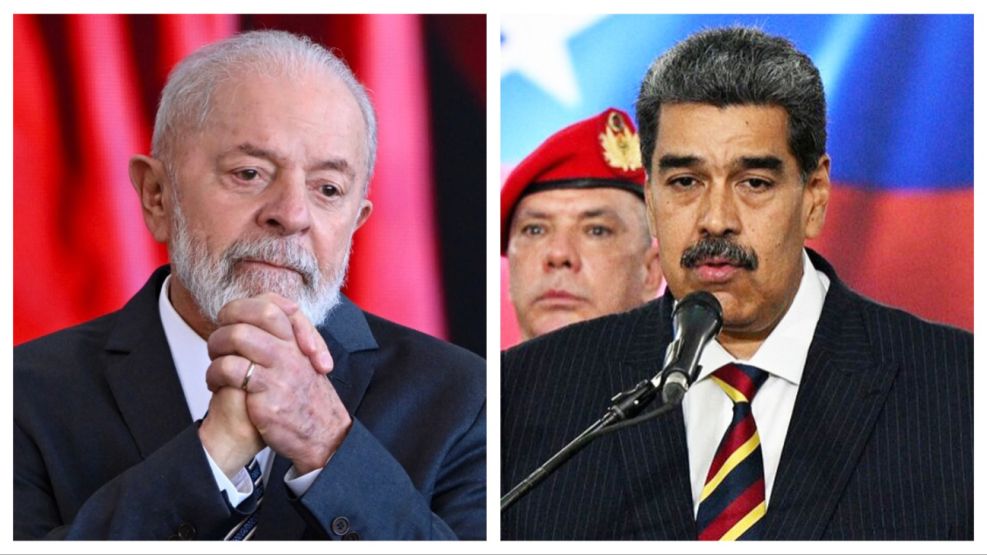 Lula da Silva y Nicolás Maduro.