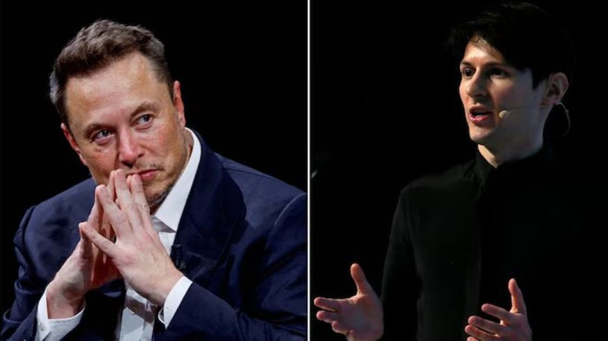 Elon Musk y Pavel Durov