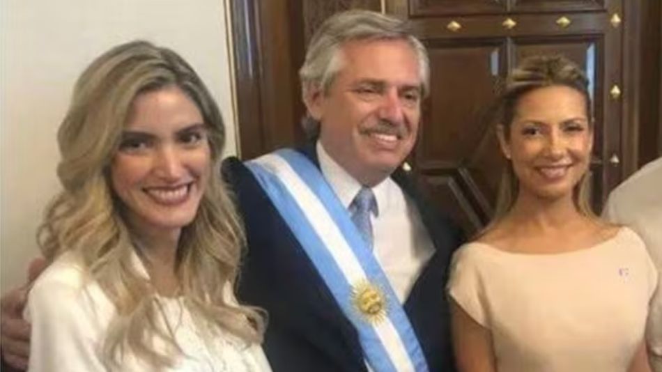 Sofia Pacchi, Alberto Fernandez y Fabiola Yañez