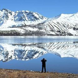 Travesía off road de Mainumby 4x4 a través de tres lagunas congeladas del norte neuquino: Epulaufquen, Los Barros y Tromen.