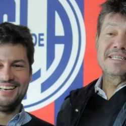 Marcelo Tinelli y Matias Lammens | Foto:CEDOC