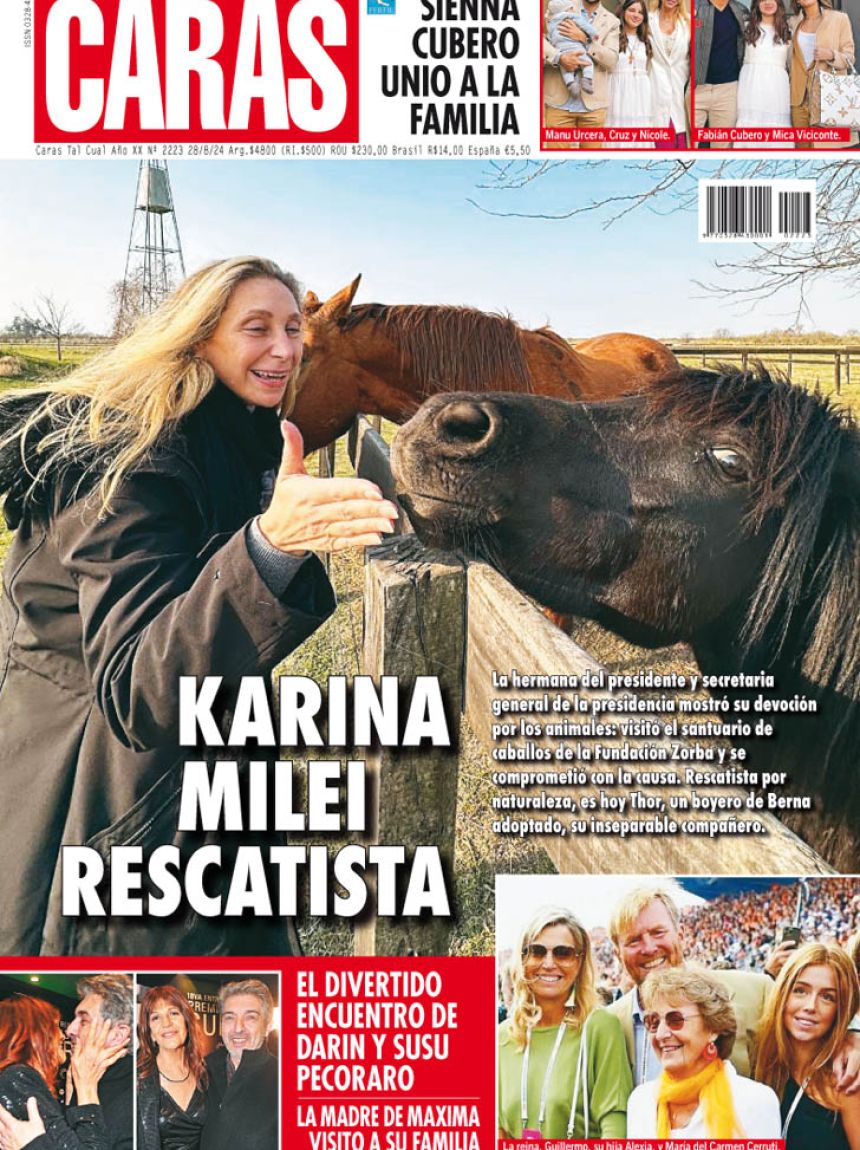 Karina Milei rescatista 