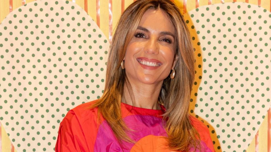 Lúdico y colorido, el look de María Belén Ludueña para la presentacion de una distinguida marca internacional