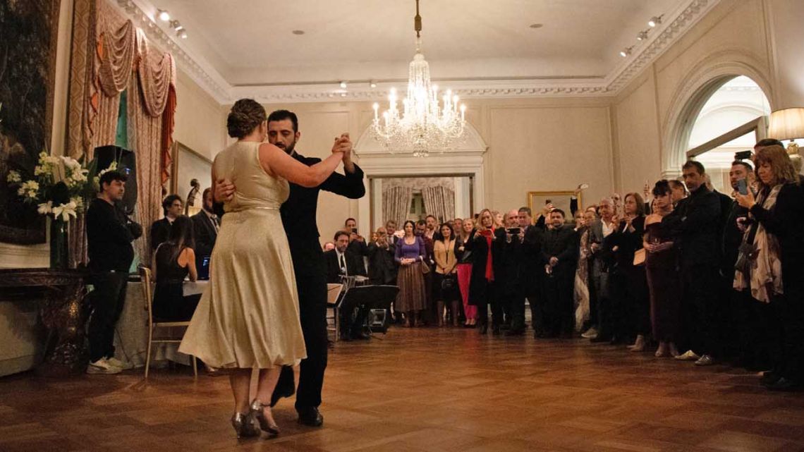 Tango night at the British Embassy.