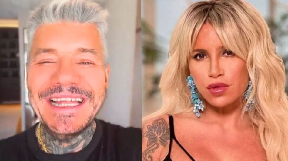 Marcelo Tinelli y Florencia Peña