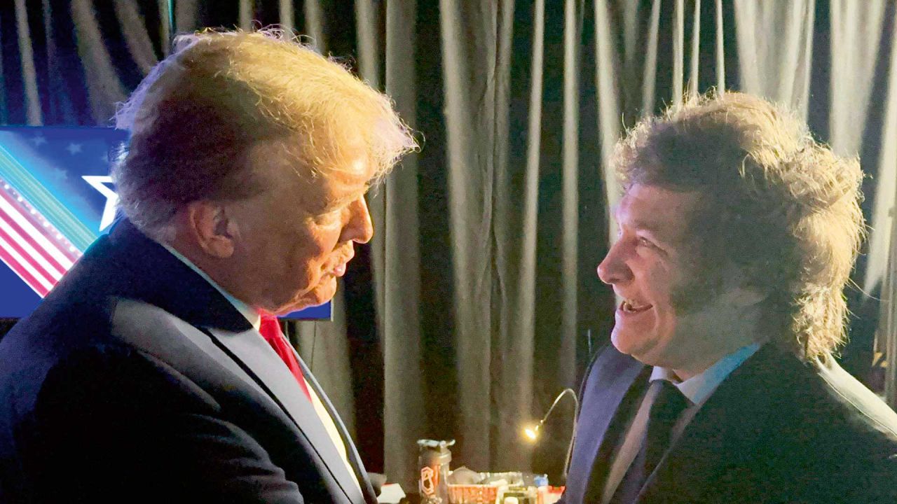 Donald Trump y Javier Milei | Foto:Cedoc