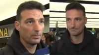 Lionel Scaloni llegó al país