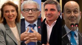 Diana Mondino, Mariano Cúneo Libarona, Luis Caputo y Federico Sturzzeneger 20240830