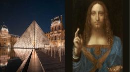 Museo del Louvre con el falso Salvator Mundi 20240830