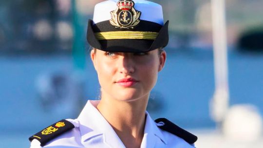 La princesa Leonor en la Escuela Naval de Marín