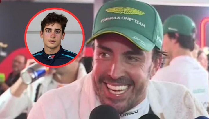 Fernando Alonso habló de Franco Colapinto