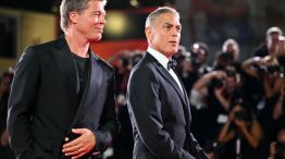 Brad Pitt y George Clooney en el Festival de Venecia