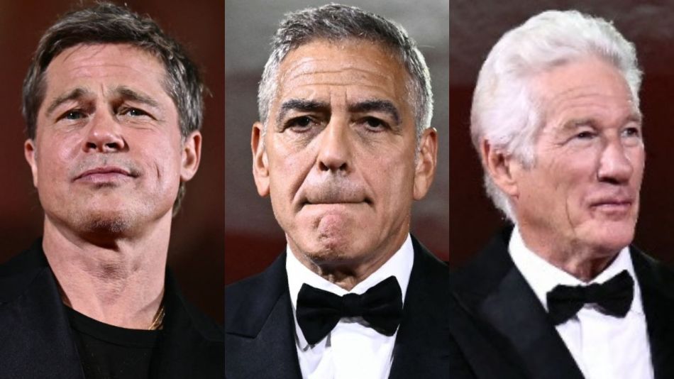 Brad Pitt, George Clooney y Richard Gere