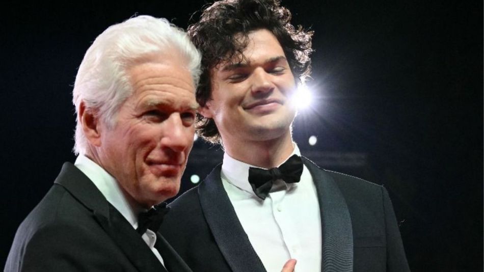 Quien es el hijo de Richard Gere, que presentó en la alfombra roja del Festival de Cine de Venecia