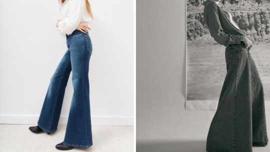 Pantalones palazzo que puedes llevar con zapatillas en primavera y verano 2026