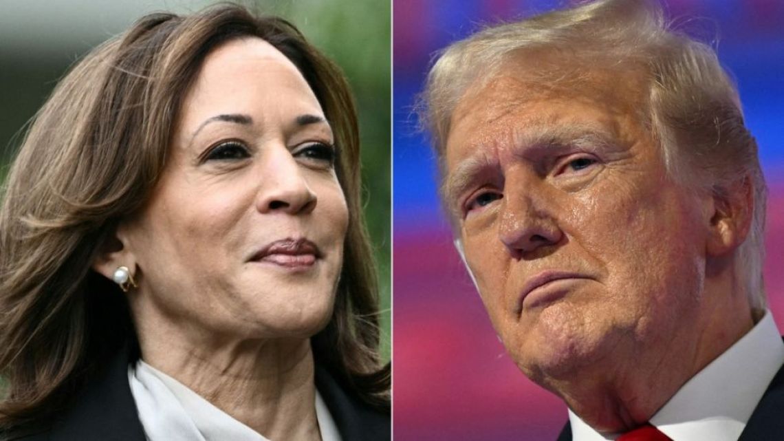 Kamala Harris and Donald Trump.