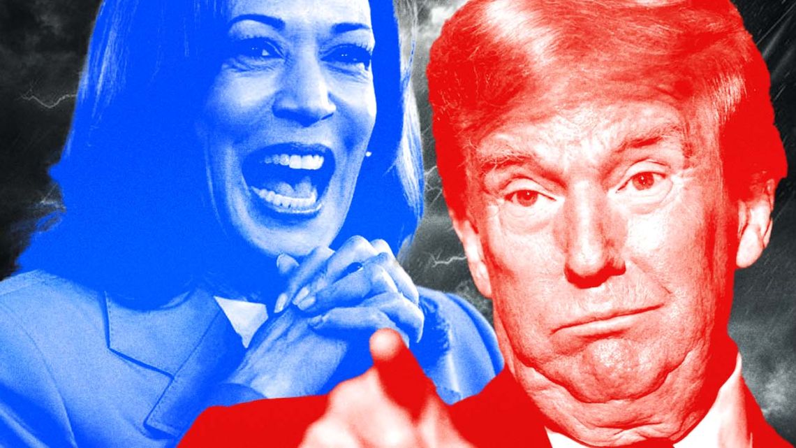 Kamala Harris and Donald Trump.