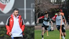 Marcelo Gallardo entrenamiento River