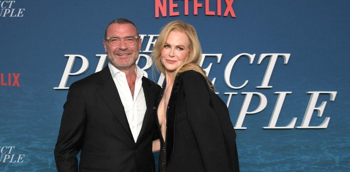 Liev Schreiber y Nicole Kidman asisten al estreno en Los Ángeles de La pareja perfecta en el Egyptian Theatre Hollywood en Los Ángeles, California.