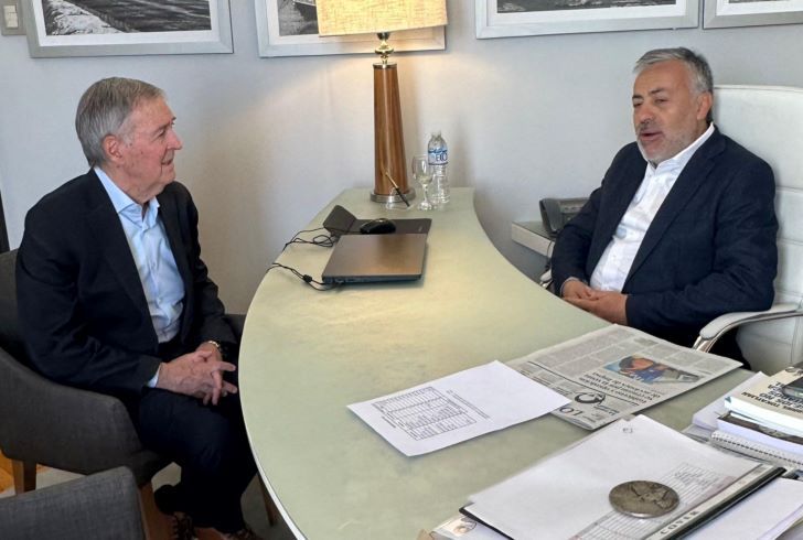 MENDOZA. Cornejo se reunió con Schiaretti.