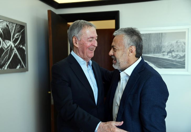 MENDOZA. Cornejo se reunió con Schiaretti.