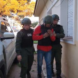 Gonzalo Coña detenido por Gendarmeria Nacional  | Foto:CEDOC