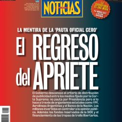 La tapa de NOTICIAS | Foto:Cedoc
