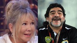 Soledad Silveyra y Diego Maradona