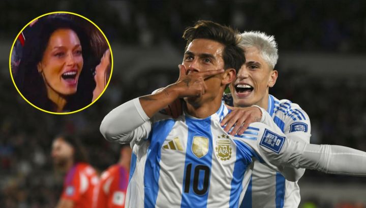 El video de Oriana Sabatini tras el gol de Paulo Dybala en el partido entre Argentina y Chile que fue furor en la red